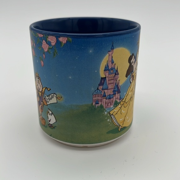 Collectible Vintage Disney Store Beauty and The Beast Coffee Mug - Picture 2 of 10